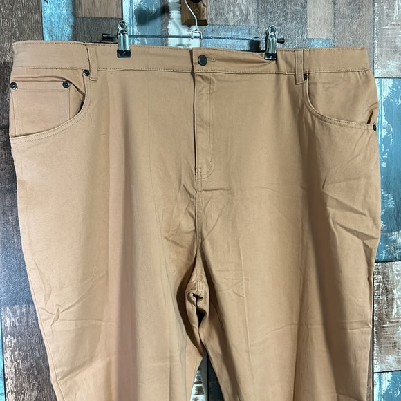 American Sweetheart 24W brown cotton elastic waist pants - Picture 11 of 15